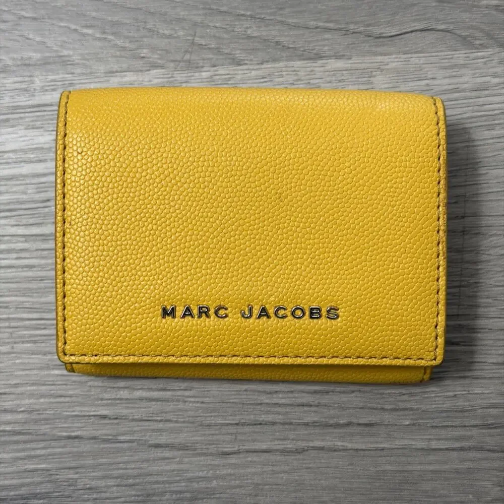 Marc Jacobs Tri-Fold Yellow Wallet